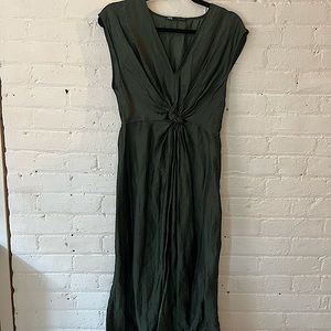 Zara linen midi dress